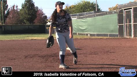 2019 Isabella Valentine First Base Softball Skills Video .